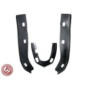 LAMBRETTA Mudguard &Horncast Rubber Seal/Trim Set Black
