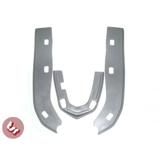 LAMBRETTA Mudguard &Horncast Rubber Seal/Trim Set Grey