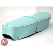 LAMBRETTA QUALITY Bench Seat Baby Blue Cream Piping Series 2/3/GP SX/LI/TV/LIS