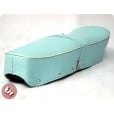 LAMBRETTA QUALITY Bench Seat Baby Blue Cream Piping Series 2/3/GP SX/LI/TV/LIS