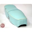 LAMBRETTA QUALITY Bench Seat Baby Blue Cream Piping Series 2/3/GP SX/LI/TV/LIS