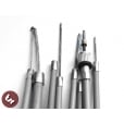 LAMBRETTA QUALITY Complete  Cable Set Inners+Outers Series 3/GP/SX/LI/TV/LIS Kit - BLACK