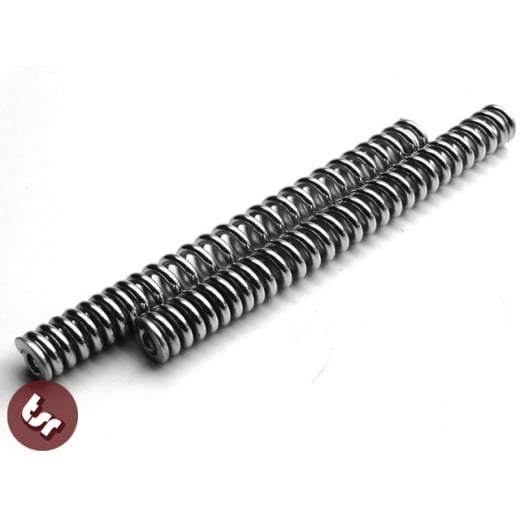 LAMBRETTA Quality Progressive Fork Springs Chrome - Pair - SX/TV/GP/LI