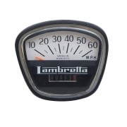 LAMBRETTA Quality Series 3 60 MPH Complete Speedo/Speedometer Unit GP Italian