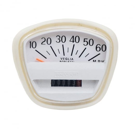LAMBRETTA Quality Series 3 60 MPH Complete Speedo/Speedometer Unit SX Italian