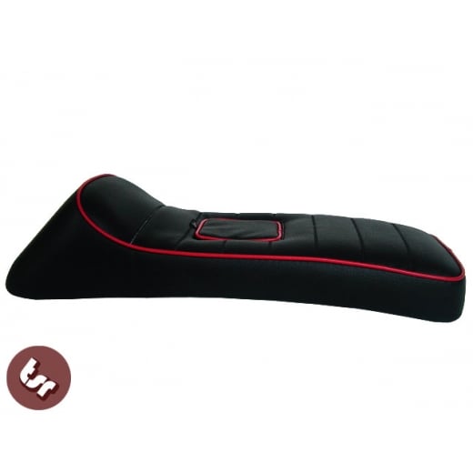 LAMBRETTA QUALITY TSR X-Race Seat Black/Red Series 2/3/GP/SX/LI/TV/LIS