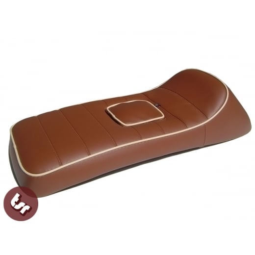 LAMBRETTA QUALITY TSR X-Race Seat Tan Brown/Cream SX/GP
