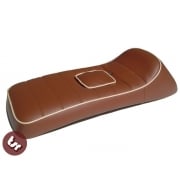 LAMBRETTA QUALITY TSR X-Race Seat Tan Brown/Cream SX/GP