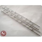 LAMBRETTA S3 Side Panel Badges 'Lambretta' (X2) Chrome