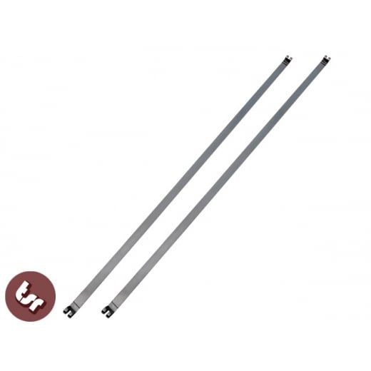LAMBRETTA Series 2/3/GP Petrol/Fuel Tank Straps Standard Length Stainless Steel