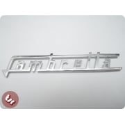 LAMBRETTA Series 3 Legshield Badge SX/LIS 'Lambretta' Chrome