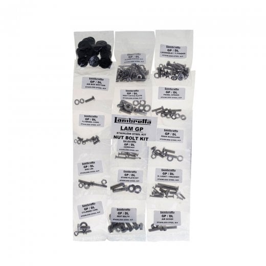 TSR Lambretta Series 3 Stainless Steel Rebuild Nut and Bolt Kit