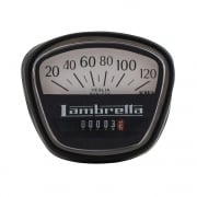 LAMBRETTA Speedo 120KPH GP Italian Thread Black/White Face
