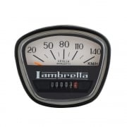 LAMBRETTA Speedo 140KPH GP Italian Thread Black/White Face