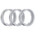 TSR Lambretta Split Wheel Rims 3.50x10" Standard Silver LI/GP/SX/TV - TRIPLE