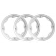 TSR Lambretta Split Wheel Rims 3.50x10" Standard Silver LI/GP/SX/TV - TRIPLE