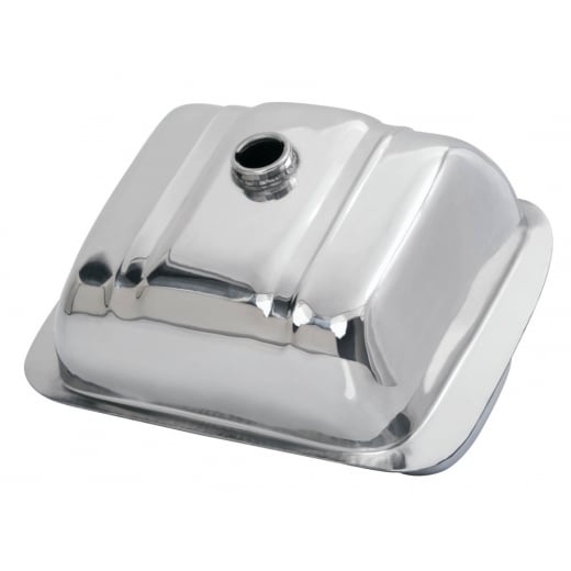 LAMBRETTA Stainless Long Range Fuel Tank,approx/13L + STRAPS/TRUNNIONS KIT