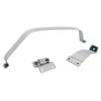 LAMBRETTA Stainless Steel Long Range Touring Fuel/Petrol Tank XL/+15L +straps