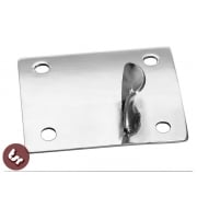 LAMBRETTA Stainless Steel Seat Lock Catch Plate Bracket Series 2/3/GP/SX/LI/TV