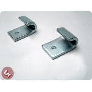 LAMBRETTA Stand Brackets Hook Set Steel (Pair) Zinc'd
