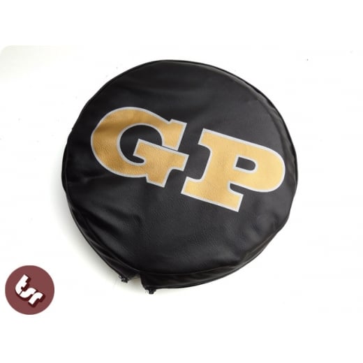 LAMBRETTA TSR 10" Spare Wheel Cover Custom GP Letters on Black