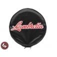 LAMBRETTA TSR 10" Spare Wheel Cover Custom Hot Rod Script On Black
