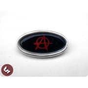 LAMBRETTA TSR Alloy Horncast Badge GP/DL ANARCHY