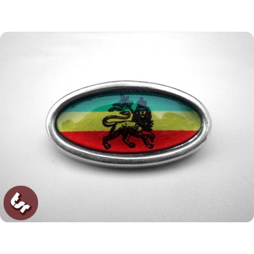 LAMBRETTA TSR Alloy Horncast Badge GP JAH RASTA FARI