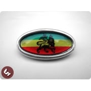LAMBRETTA TSR Alloy Horncast Badge GP JAH RASTA FARI