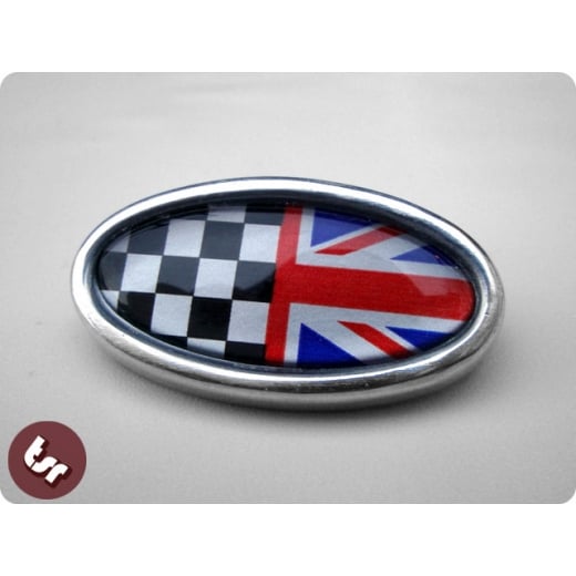 LAMBRETTA TSR Alloy Horncast Badge GP Union Jack Race