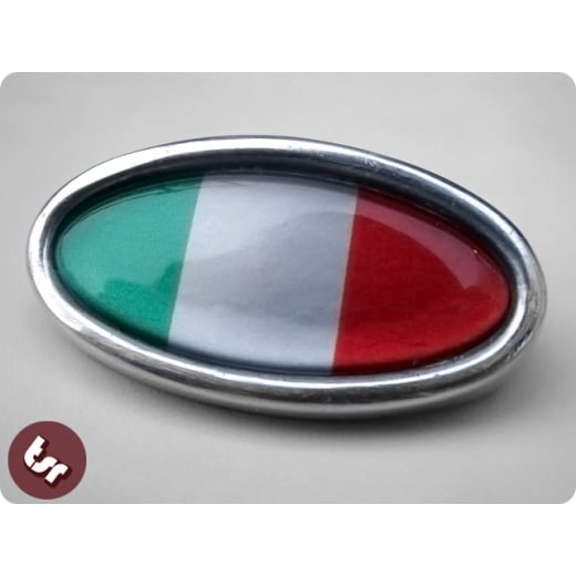 LAMBRETTA TSR Ally Horncast Badge GP Italy Italian Flag