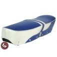 LAMBRETTA TSR Bench/Dual Seat 2 Tone Blue/White SX/GP