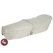 LAMBRETTA TSR Bench Dual Seat Saddle White SX/GP/LI/TV Series 2/3