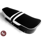 LAMBRETTA TSR Dual Bench Seat Black/White 2 Tone S2/S3