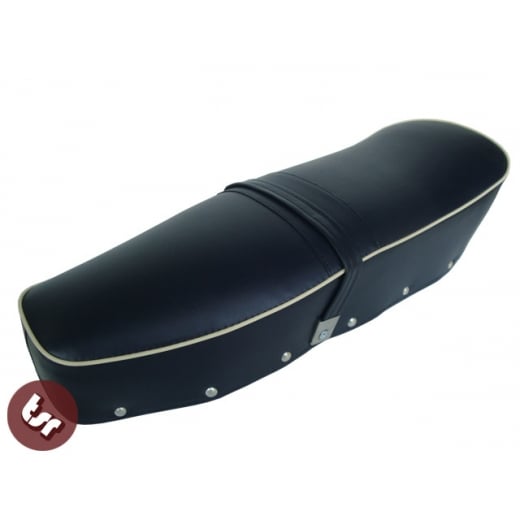 LAMBRETTA TSR Quality Bench/Dual Seat Navy Blue/Cream Series 2/3 SX/GP/LI/TV