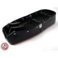 LAMBRETTA TSR QUALITY Bench Seat/Saddle Black/Red Series 2/3/GP