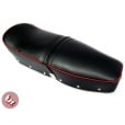 LAMBRETTA TSR QUALITY Bench Seat/Saddle Black/Red Series 2/3/GP