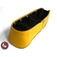 LAMBRETTA TSR Quality Dual Bench Seat Yellow/Black SX/TV/LI Series 1/2/3 150/200