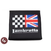 LAMBRETTA TSR Rear Flip Flop Rack Back Rest Pad Union Jack/Racing Flag