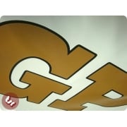 LAMBRETTA TSR Spare Wheel Cover GP Letters GP200/GP150
