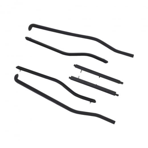 LAMBRETTA TSR Top Quality Black Floor Runner Strips Set Kit