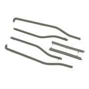 LAMBRETTA TSR Top Quality Grey Floor Runner Strips Set SX/LI/TV/LIS Series 3