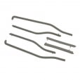 LAMBRETTA TSR Top Quality Grey Floor Runner Strips Set SX/LI/TV/LIS Series 3