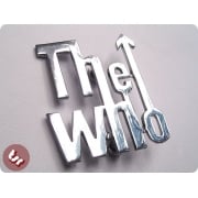 LAMBRETTA/VESPA Legshield Panel Badge Chrome The Who