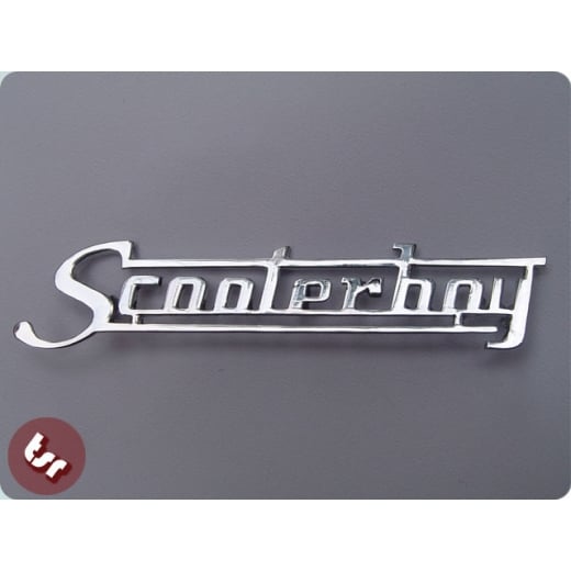 LAMBRETTA/VESPA Legshield/Panel Badge Scooterboy Chrome