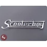 LAMBRETTA/VESPA Legshield/Panel Badge Scooterboy Chrome