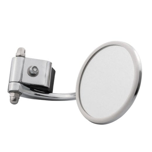 Legshield Mirror Left Hand Side - ROUND