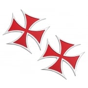 Maltese/Iron Cross - Red - Billet