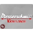 Messerschmitt Script KR200/KR175 CNC Billet Metal Car Emblem/Badge/Hood Ornament