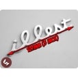 Metal ILLEST Badge JDM/VW/Drift/Euro/Dub CNC Billet Car Emblem hellaflush/vag